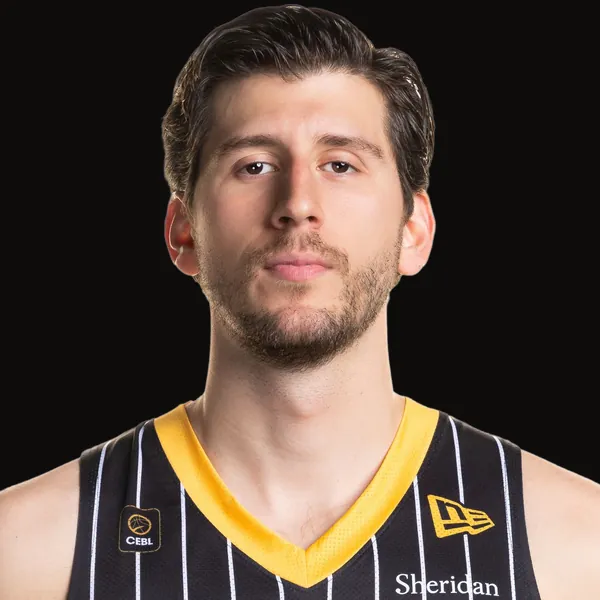 Danilo Djuricic in his Brampton Honey Badgers jersey